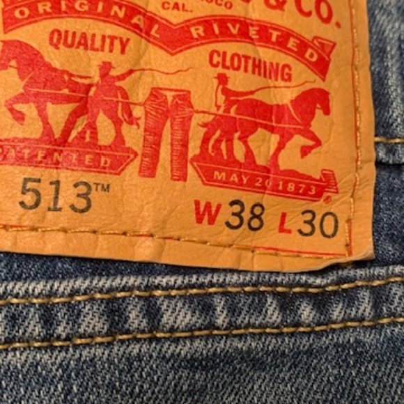 Men's Jeans 38 X 30, Levi - Picture 3 of 5